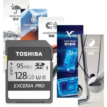 东芝(TOSHIBA） R95M/S-W75M/S SDHC Class10 UHS-I U3 极至超速存储卡 支持4K高清